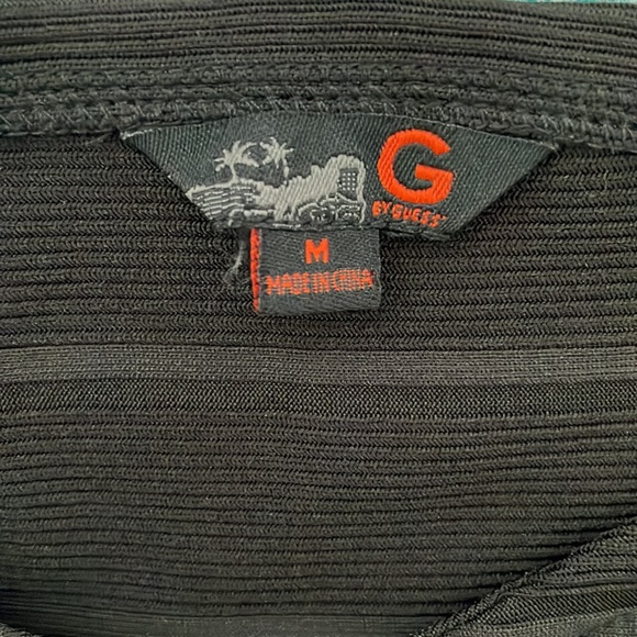 Black Formal Peplum top from G by Guess - Picture 3 of 6